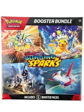 Pokémon TCG Surging Sparks Booster Bundle Sealed – Scarlet & Violet Packs New